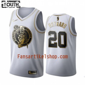NBA Boston Celtics Trikot Gordon Hayward 20 Nike 2019-2020 Weiß Golden Edition Swingman - Kinder